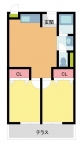 西宮市里中町の賃貸物件 間取画像