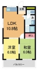 西宮市上甲子園の賃貸物件 間取画像