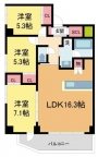 西宮市大屋町の賃貸物件 間取画像