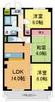 西宮市門戸東町の賃貸物件 間取画像