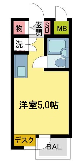 西宮市霞町（阪急神戸線夙川駅）のマンション賃貸物件 間取画像