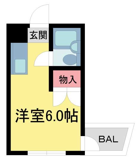 西宮市染殿町（ＪＲ東海道本線（近畿）西宮駅）のマンション賃貸物件 間取画像