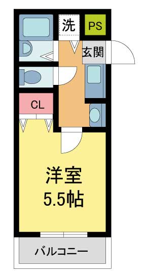 西宮市高木東町（阪急神戸線西宮北口駅）のマンション賃貸物件 間取画像