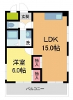 西宮市甲子園口の賃貸物件 間取画像