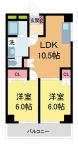 西宮市上甲子園の賃貸物件 間取画像