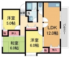 西宮市薬師町の賃貸物件 間取画像